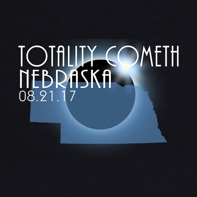 Total Eclipse Shirt - Totality NEBRASKA Tshirt, USA Total Solar Eclipse T-Shirt August 21 2017 Eclipse T-Shirt T-Shirt T-Shirt by BlueTshirtCo